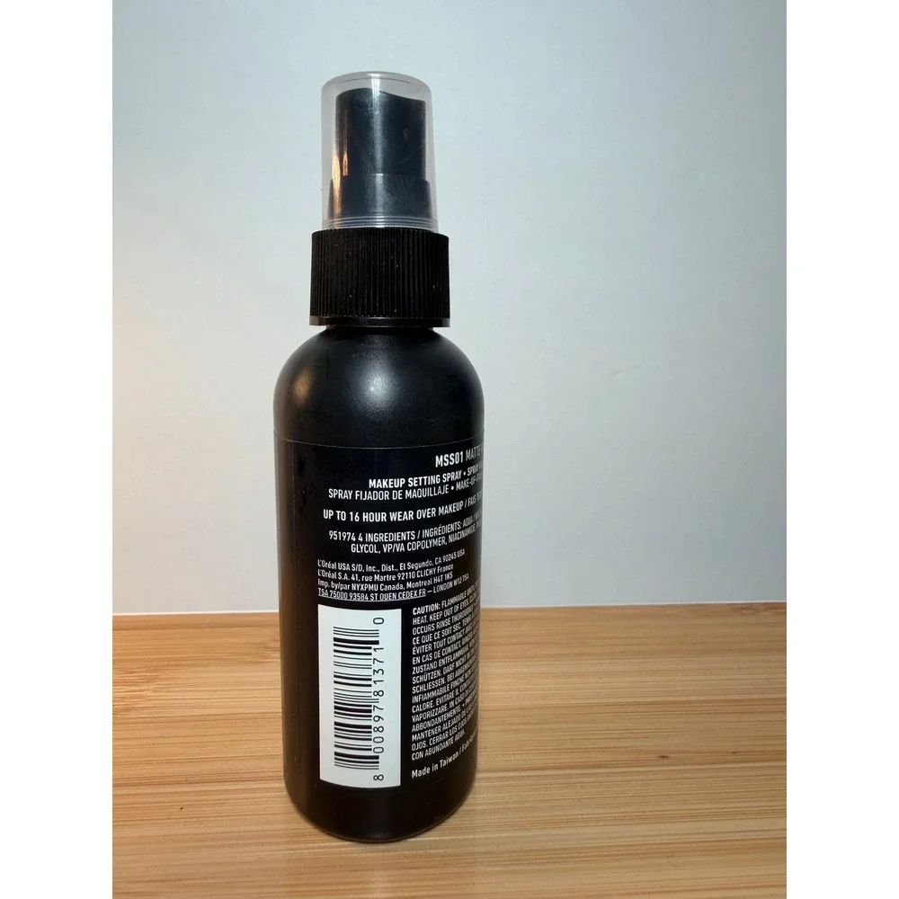 NYX Professional Makeup Matte Finish Setting Spray 2.03 fl oz 60ml MSS01